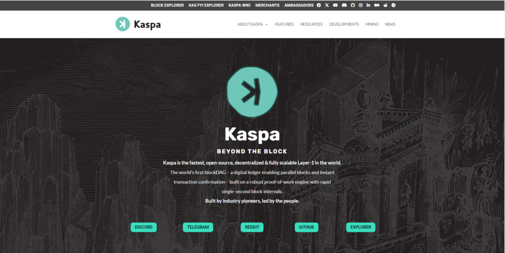 Kaspa Official Website BitMala