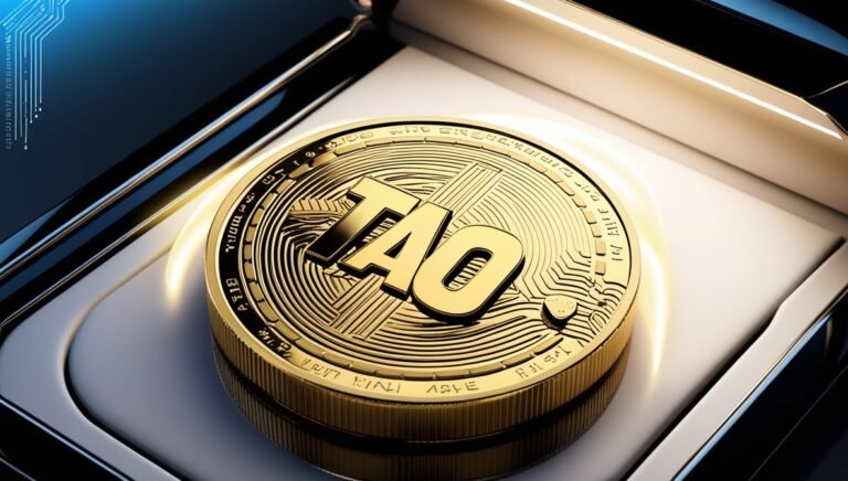 Leonardo Phoenix A shiny golden coin with the word TAO engrave 1 Bitmala