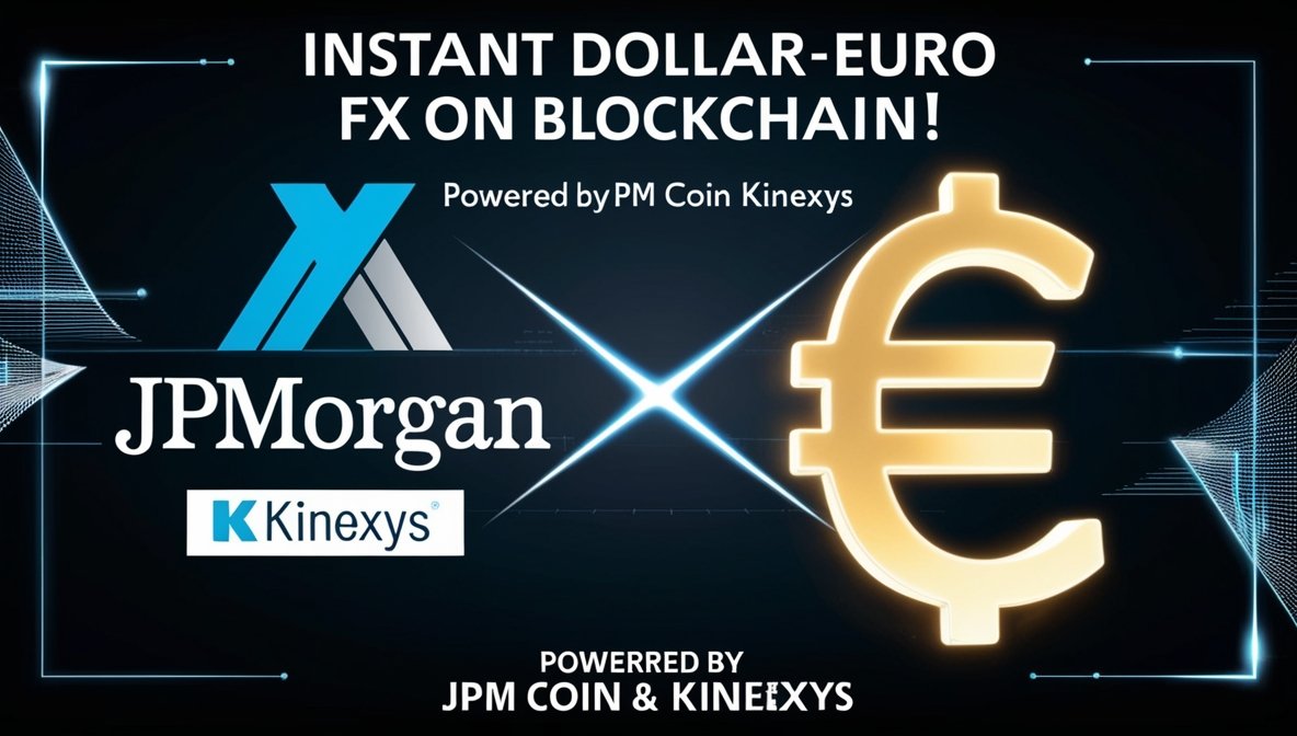 JPMorgan to Launch Dollar-Euro FX Settlements on Kinexys Blockchain