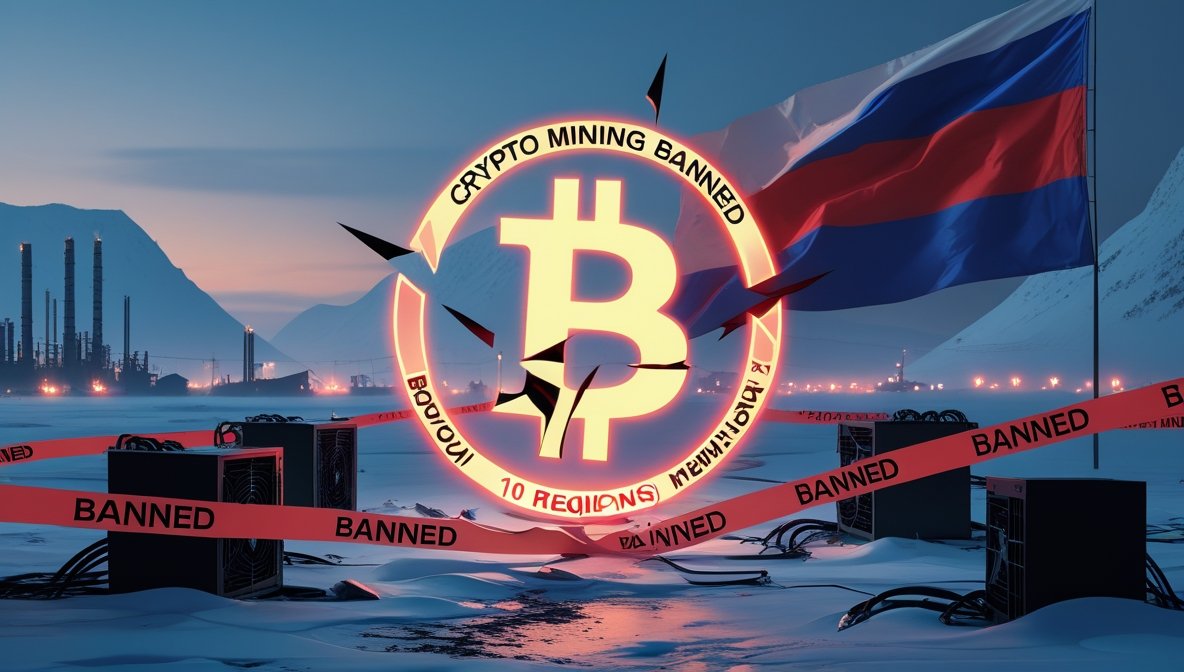 Russia Hits Pause on Crypto Mining in 10 Regions