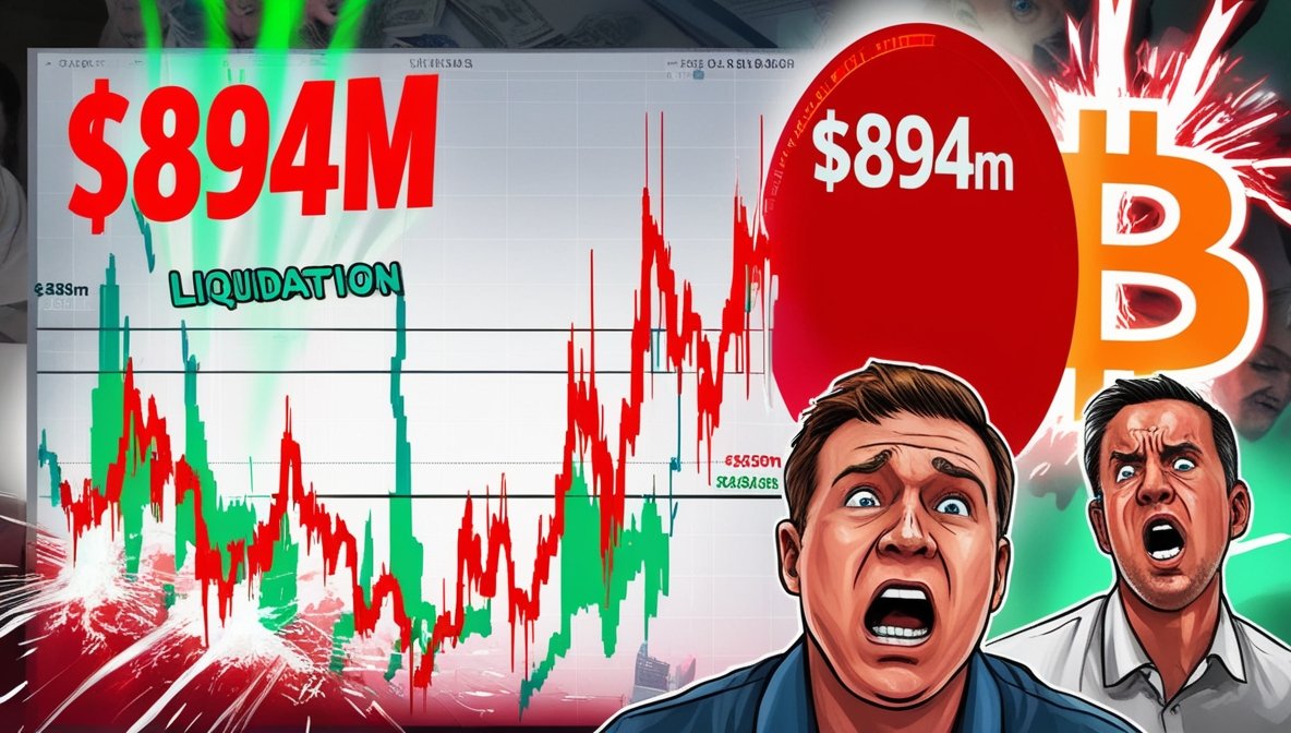 $894M Liquidated After Bitcoin’s Insane Price Ride