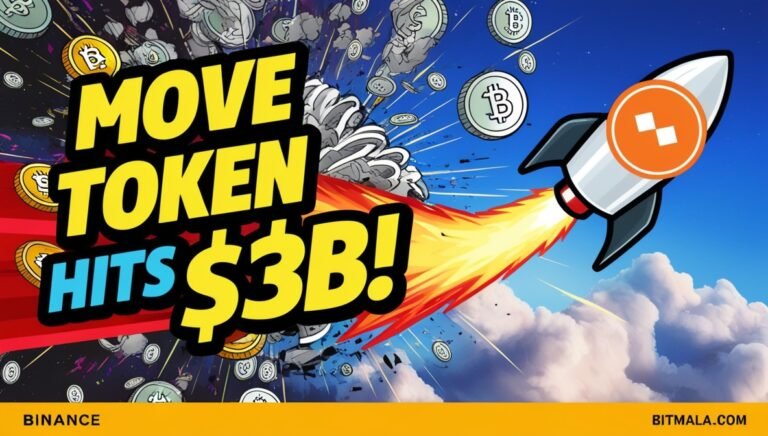 Leonardo Phoenix An animated MOVE token soaring through the sk 2 Bitmala