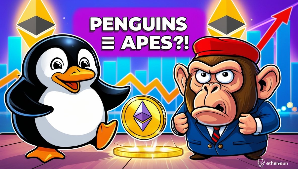 Pudgy Penguins Overtake Bored Apes, Hit Crazy New Highs