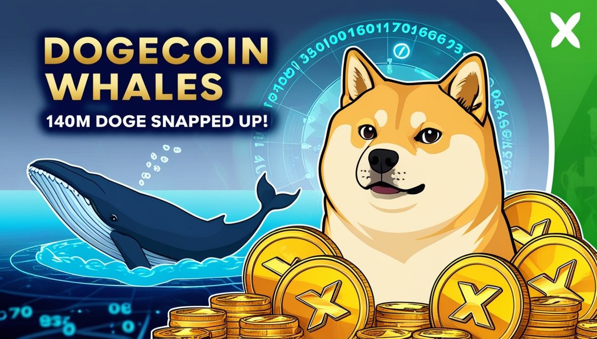 Dogecoin Whales Snap Up 140M DOGE, Could a 30% Pump Be Next?