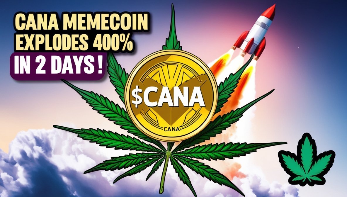 New Cannabis Memecoin $CANA Soars 400% in Just 2 Days