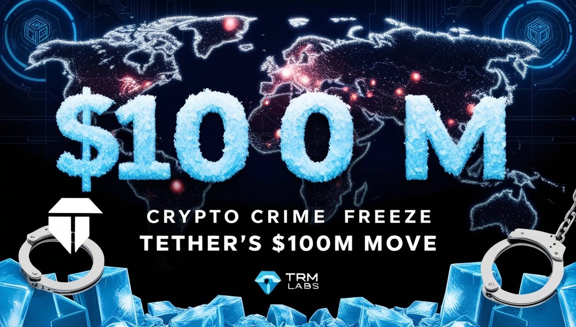 Tether, TRON & TRM Labs Freeze $100M in Crypto Crime – Big W for Blockchain Security