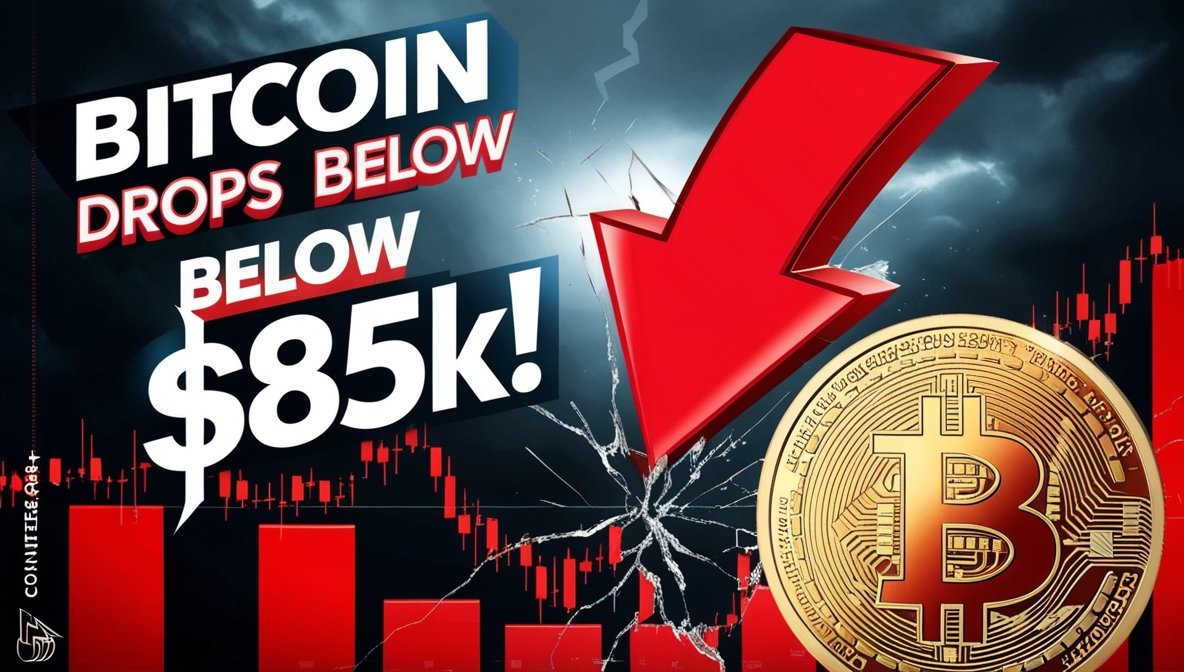 Bitcoin Falls 4.9%, Dips Below $85K to Lowest Level Since November