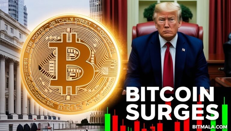 Leonardo Phoenix 09 Bitcoin coin glowing and rising through Wa 2 Bitmala