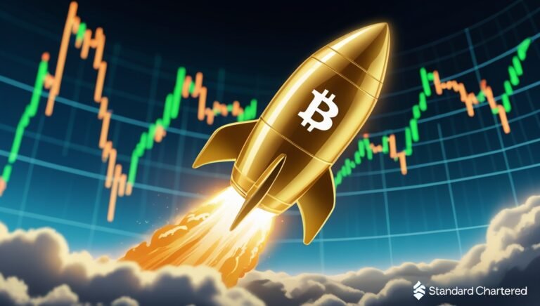 Leonardo Phoenix 10 A futuristic image of a golden Bitcoin roc 1 Bitmala