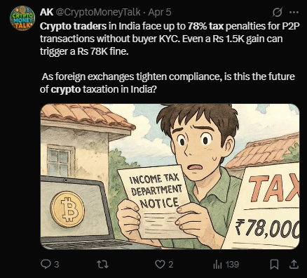 Indian crypto trader