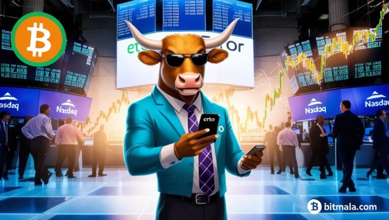 Leonardo Phoenix 09 A confident bull in sunglasses standing on 2 Bitmala