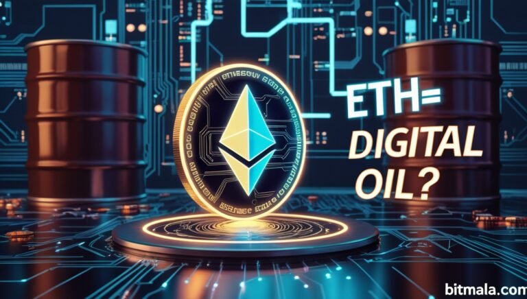 Leonardo Phoenix 10 A futuristic Ethereum coin glowing like mo 2 Bitmala