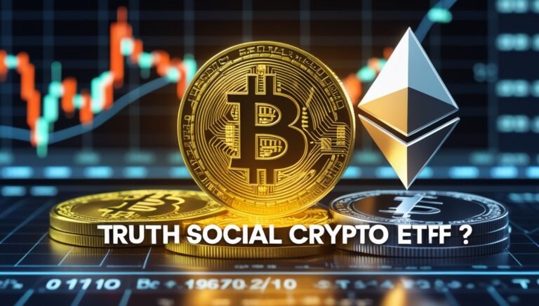 Leonardo Phoenix 10 A glowing golden Bitcoin and silver Ethere 1 Bitmala