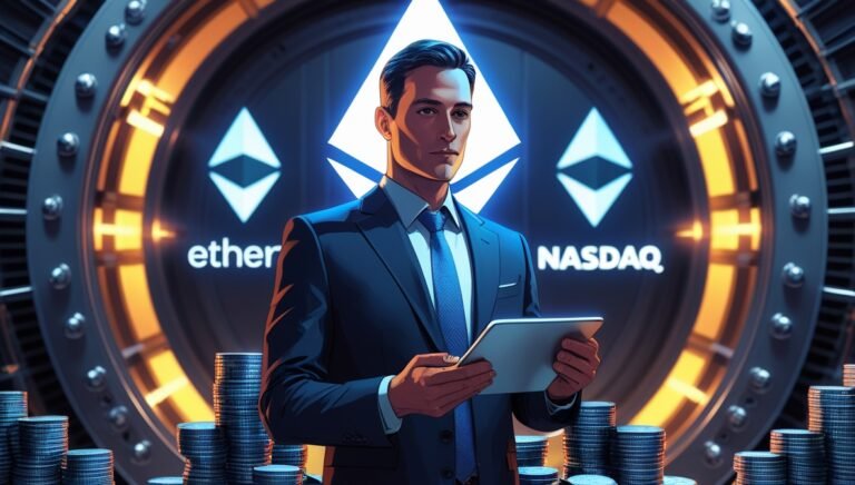 Leonardo Phoenix 10 A hightech vault glowing with Ethereum log 0 Bitmala