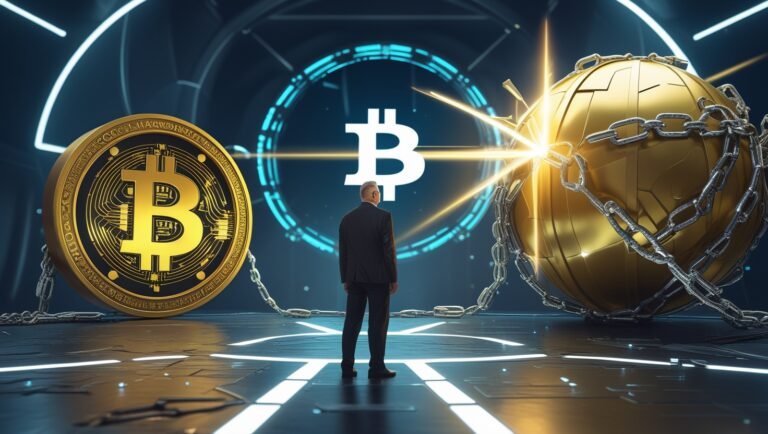 Leonardo Phoenix 10 Charles Hoskinson standing at a futuristic 1 Bitmala