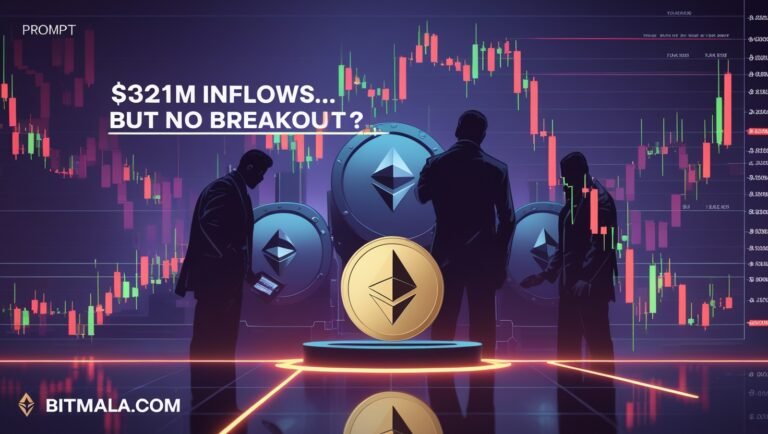 Leonardo Phoenix 10 Prompt Ethereum coin hovering below a glow 3 Bitmala