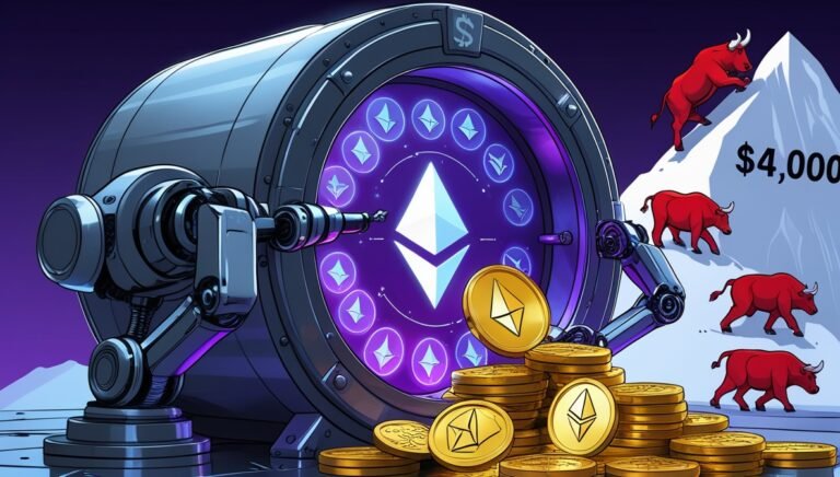 Leonardo Phoenix 10 A futuristic vault made of glowing Ethereu 3 Bitmala