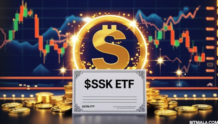 Leonardo Phoenix 10 A glowing Solana logo with golden coins fl 2 Bitmala