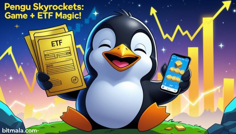 Leonardo Phoenix 10 A joyful cartoon penguin in Pudgy Penguins 3 Bitmala