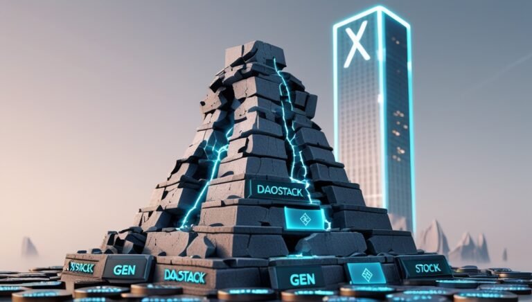 Leonardo Phoenix 10 A minimalist image of a crumbling DAO temp 2 Bitmala