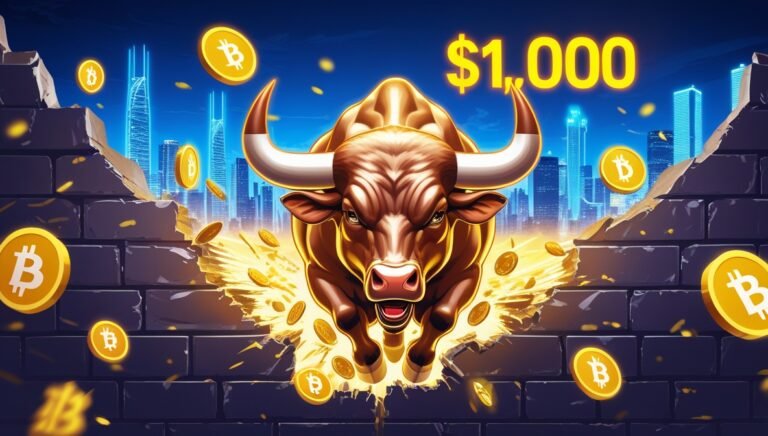 Leonardo Phoenix 10 A powerful digital bull breaking through a 3 1 Bitmala