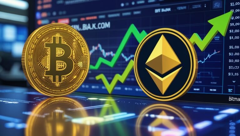 Leonardo Phoenix 10 XRP coin glowing gold NYSE building in bac 3 Bitmala