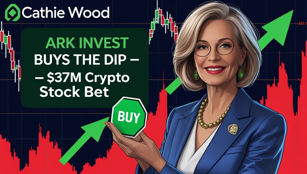 ARK Invest Doubles Down on Crypto Stocks With $37M Bet Despite Market Slump