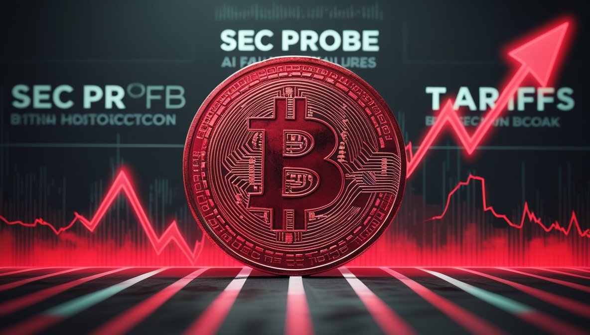Bitcoin Price Falls Below $113K Amid SEC Probe, AI Disappointment, and Tariff Worries