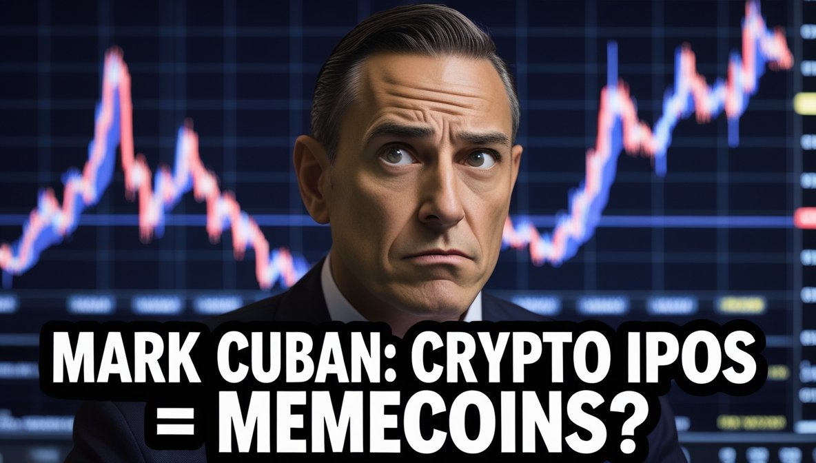 Breaking ! Mark Cuban Warns Crypto IPOs (6% fall),  Could End Up Like Memecoins After Bullish Stock Crash