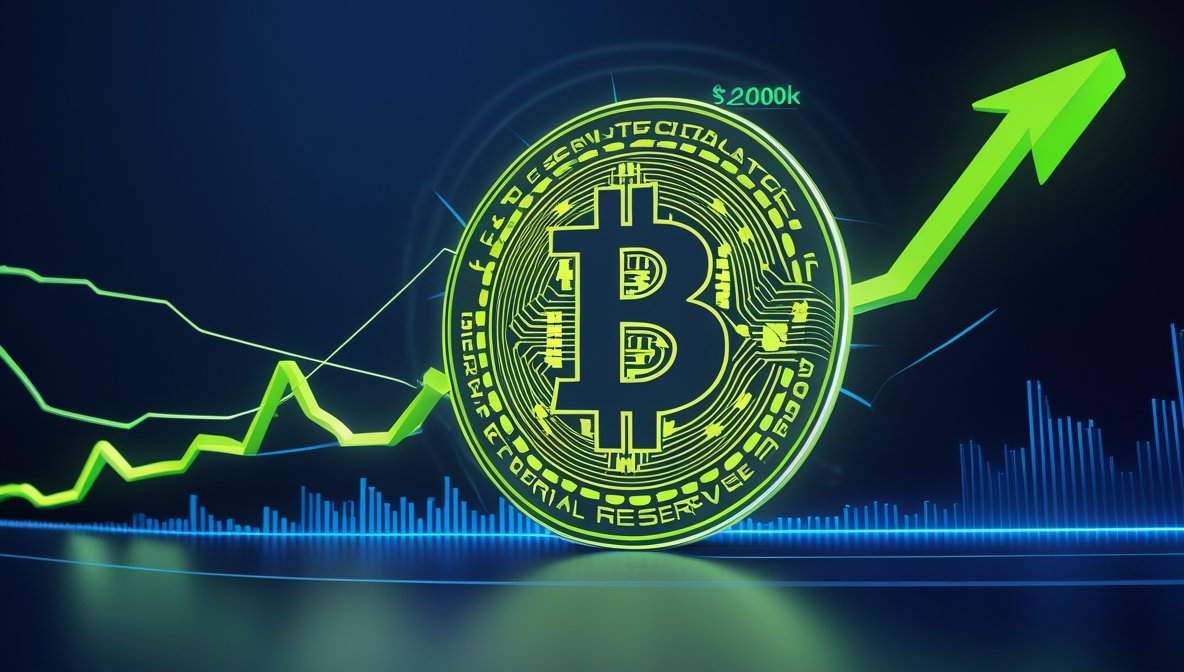 Bitcoin Price Pops 1.2% After Fed Hints at Rate Cuts  Bulls Still Eye $200K