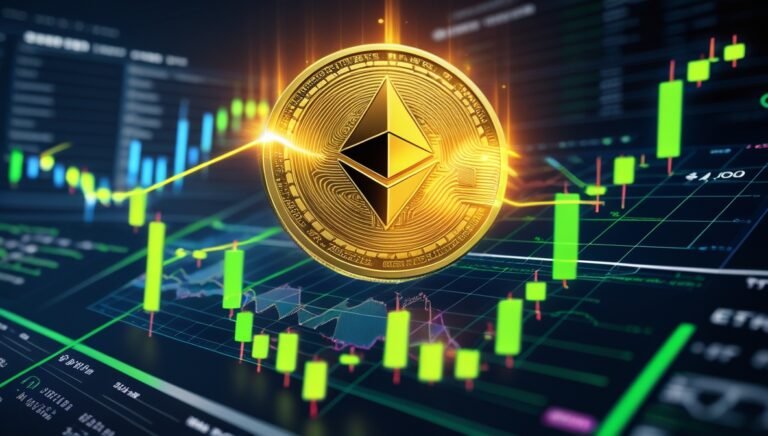 Leonardo Phoenix 10 Ethereum coin emanating a vibrant glow abo 1 Bitmala