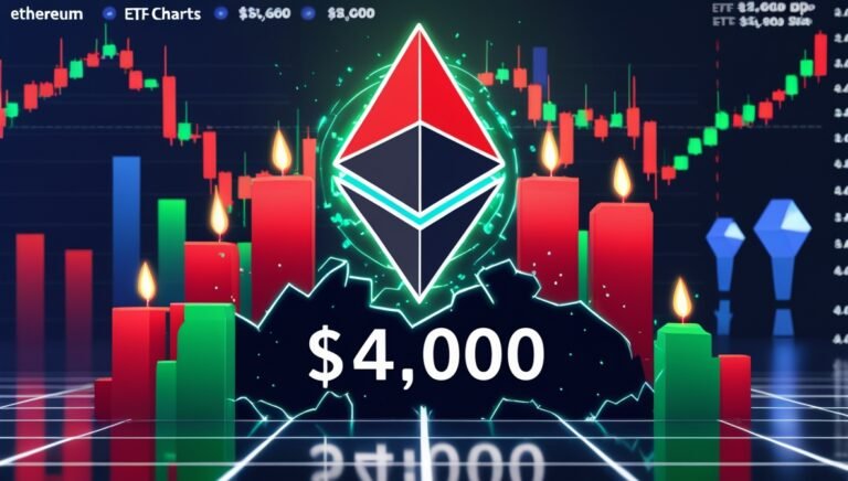 Leonardo Phoenix 10 Ethereum logo breaking through a digital w 3 Bitmala